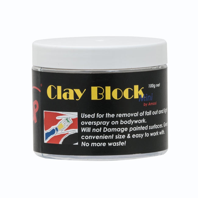 Amaxi Clay Block 100gm Overspray Removal Car Detailing