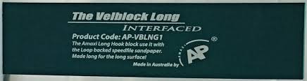 Amaxi Hook & Loop Large Sanding Block The Velblock Long