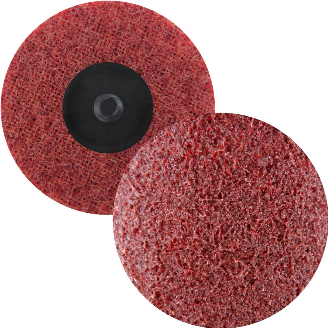 Bibielle Q/C Surface Conditioning Disc 50mm medium Red/Maroon Roloc 2inch Bx50 51mm