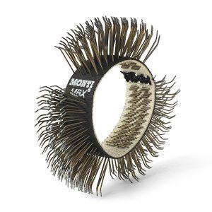 MONTIPOWER MBX Coarse Belt Metal Bristle Blaster Wire Brush 23mm Black