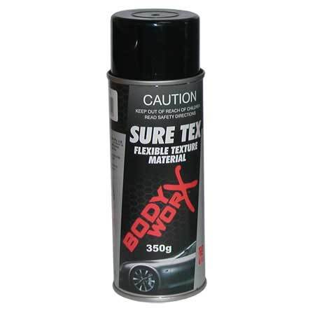 Bodyworx Black Flexible Texture Coating (Aerosol) 350gm Sure Tex