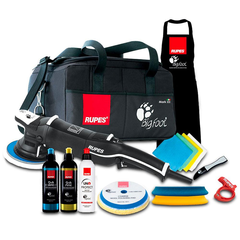 RUPES BigFoot LHR21III LUX 150mm 21mm Random Orbital Polisher Kit
