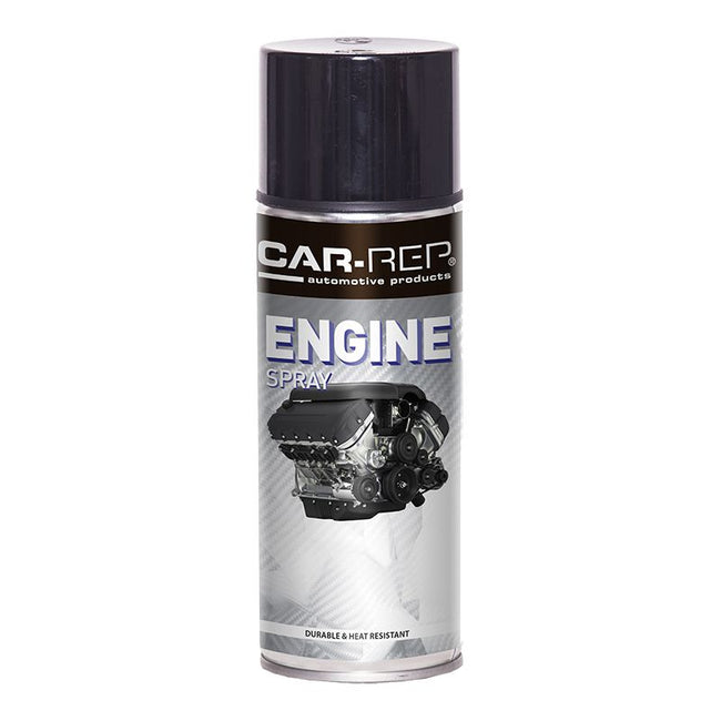 CAR-REP Automotive Engine Paint Heat Resistant Aerosol 400ml Black
