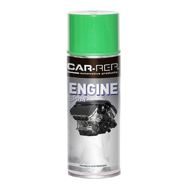 CAR-REP Automotive Engine Paint Heat Resistant Aerosol 400ml Green