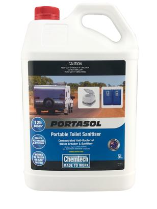 Chemtech Portasol - Portable Toilet Sanitiser for caravans, camp trailers
