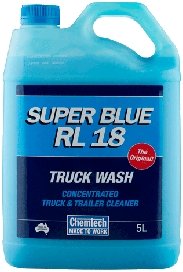 Chemtech Super Blue RL18 Concentrated Truck and Trailer Cleaner Wash 5lt