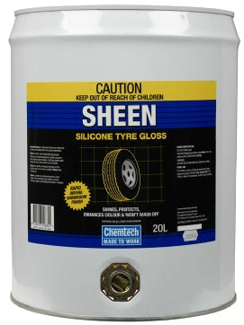 Chemtec Sheen Silicone Tyre Shine Lubricant 20lt