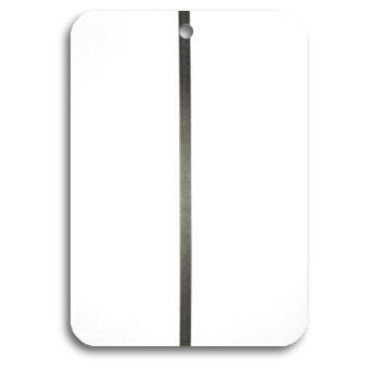 METAL COLOUR MATCH CARDS WHITE PK100 PRIMED PAINT TEST CARD LIGHT
