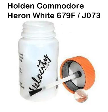 Holden Touch Up Paint Auto Bottle Commodore Heron White 679F / J073 50ml