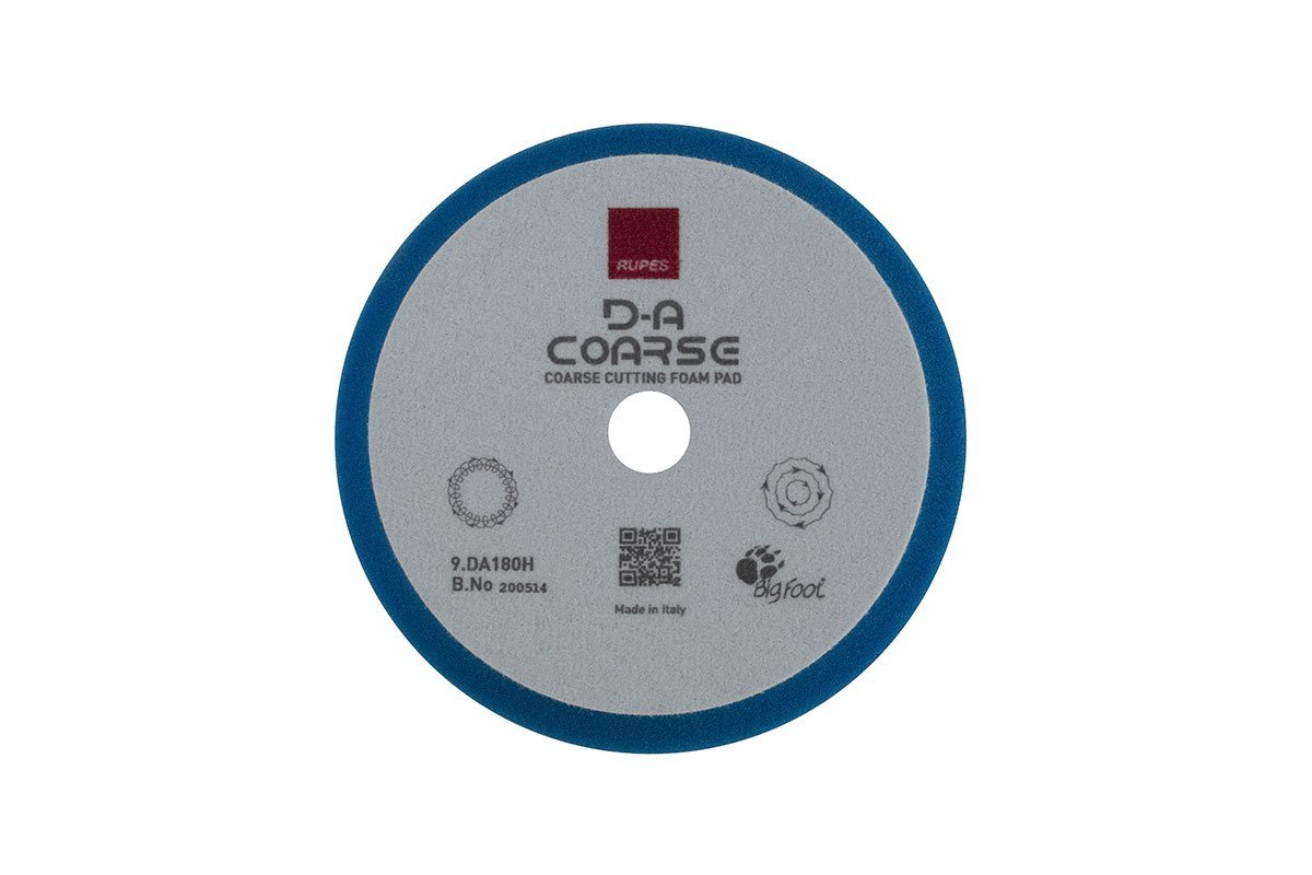 RUPES HIGH PERFORMANCE COARSE CUTTING FOAM PAD – D-A COARSE 100MM