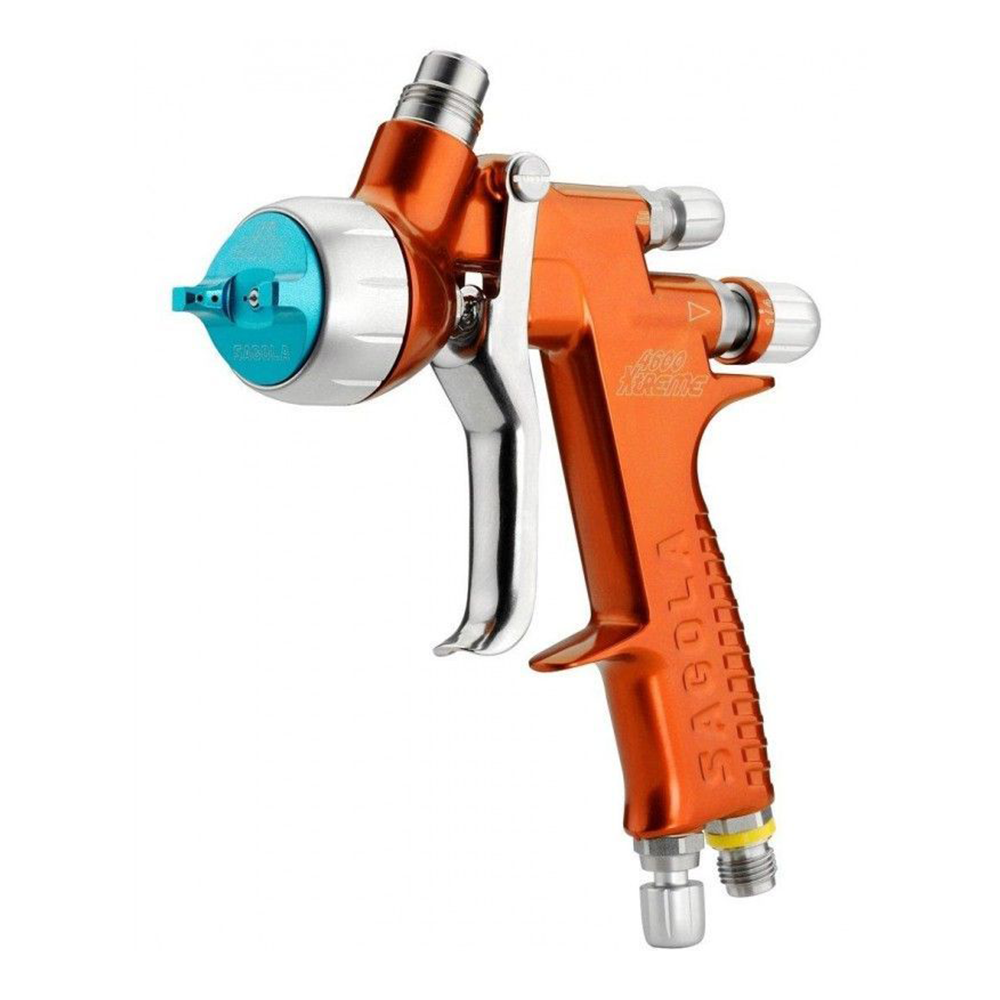 Sagola 4600 Xtreme Spray Painting Gun 1.3 mm DVR Aqua Cap Gravity Air Paint