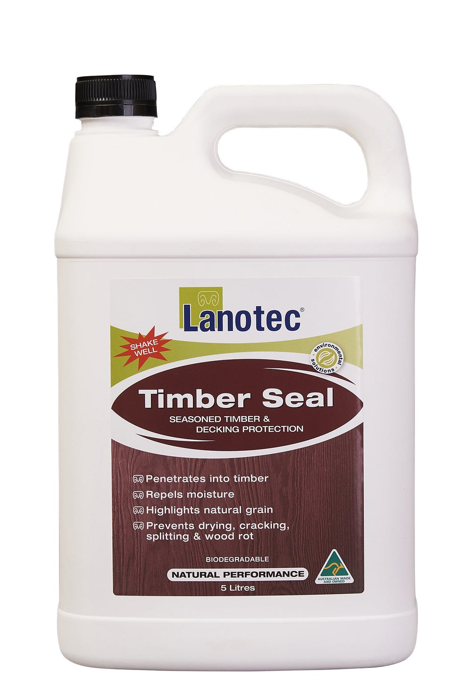 Lanotec Timber Seal Decking Protection (Repels Moisture, Prevents Cracking) 5L