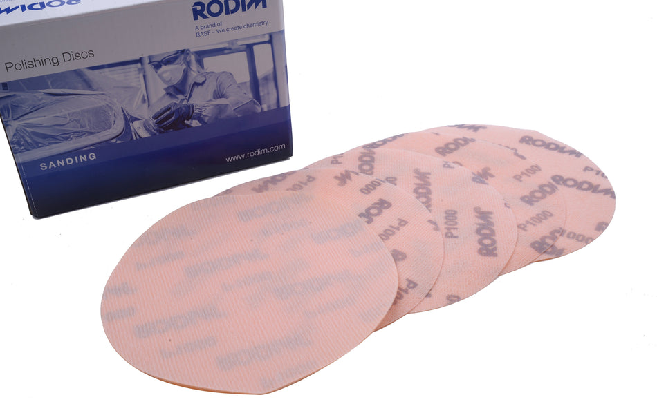 Rodim Hook & Loop Polishing Disc No Hole 150mm Box of 25 BASF Trizact Glasurit