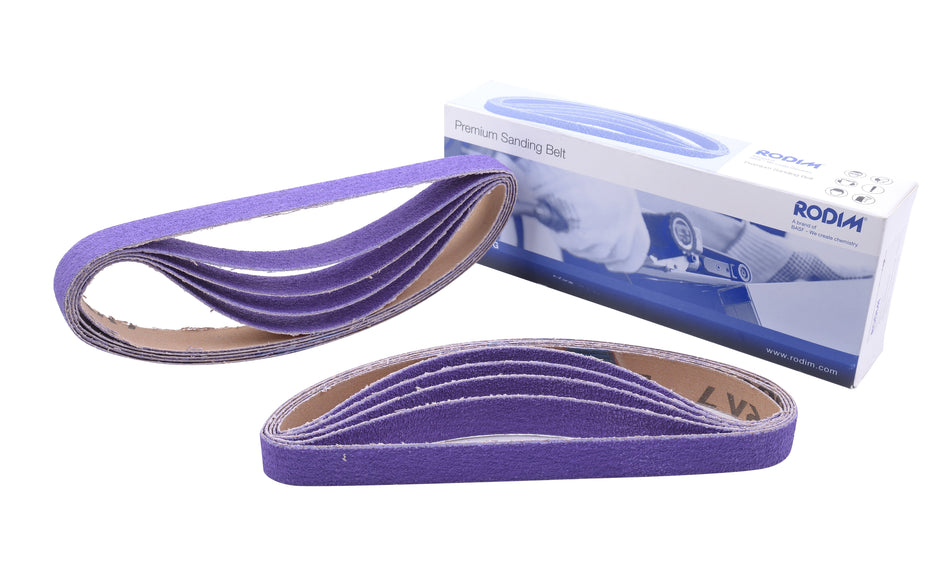 BASF Rodim Premium Sanding Abrasive Belt 20mm x 520mm Box of 10 Glasurit Cubitron