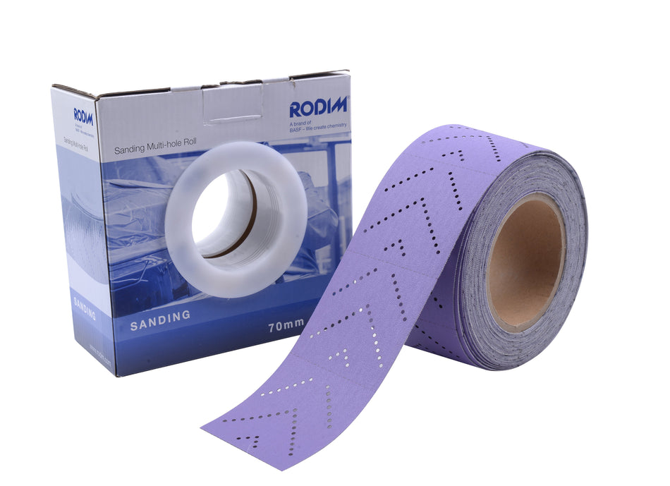BASF Rodim Purple Multi-Hole Sanding Roll Sheet 70mm x 12m Glasurit Cubitron File