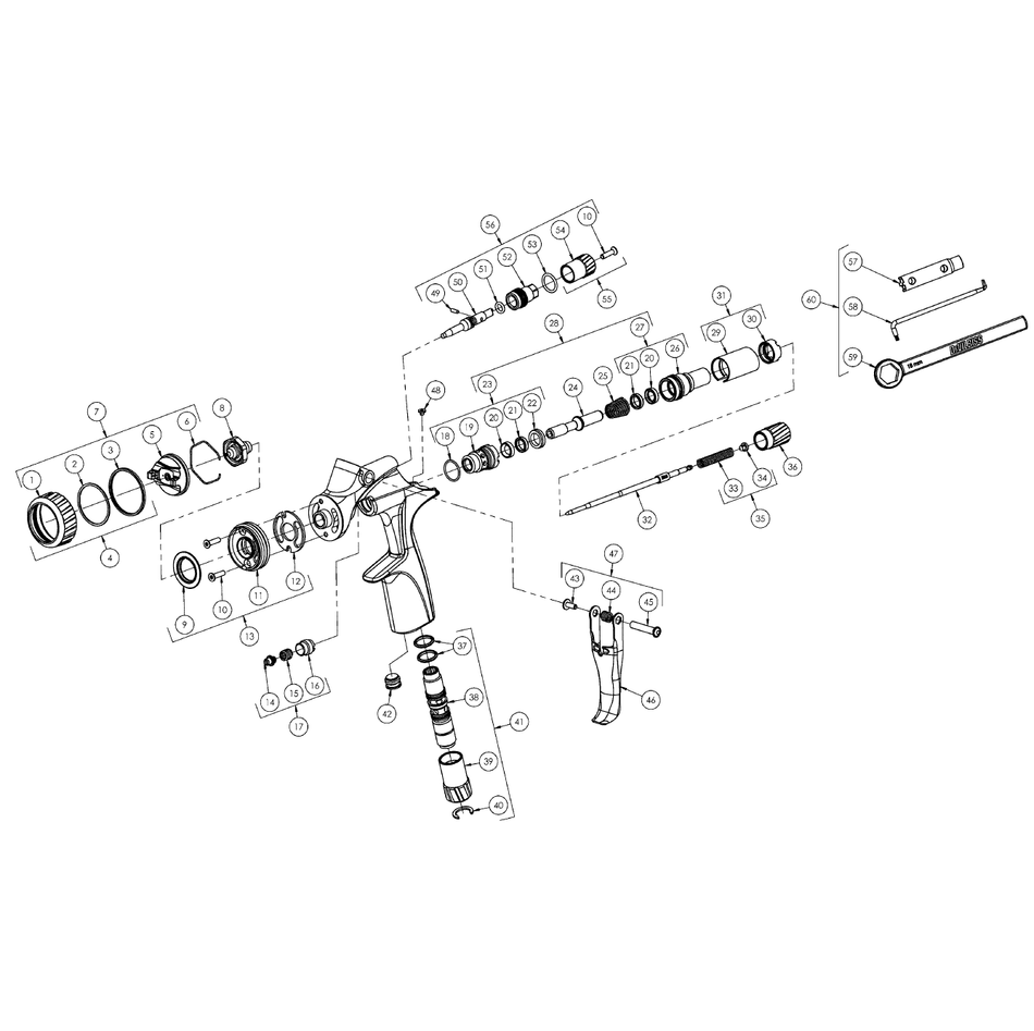 DEVILBISS Air Valve Assembly 704471 for DV1 S