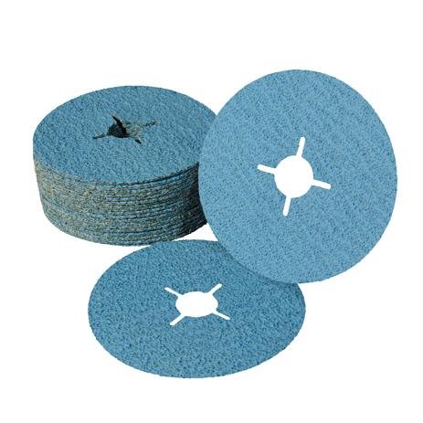 Deerfos Zirconia Fibre Discs 100x16x24G Box 25 Grinder 4inch