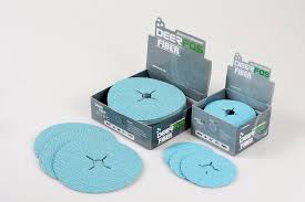 Deerfos Zirconia Fibre Discs 100x16x120G Box 25 Grinder 4inch