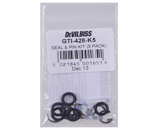 DeVilbiss Seal & Pin Kit 5 Pack GTI-428-K5