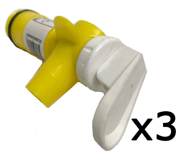 Drum Tap Yellow & White Multi-Purpose Lift Top 3 Pack