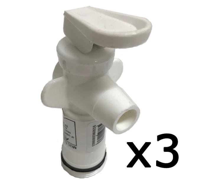 Drum Tap White Multi-Purpose Lift Top 3 Pack