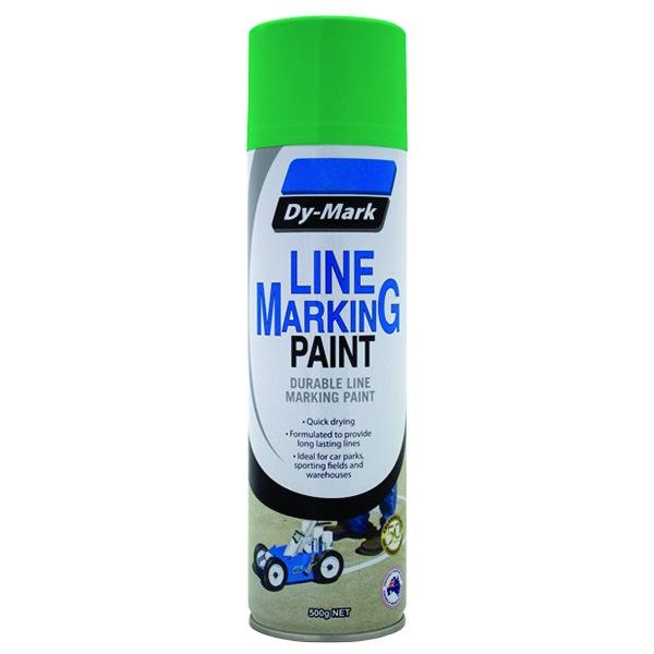 Dy-Mark Line Marking Spray Paint Quick Drying Green Paint 500g