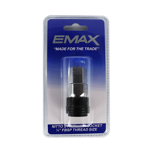 EMAX 1/4" FBSP -  Nitto Style Air Socket