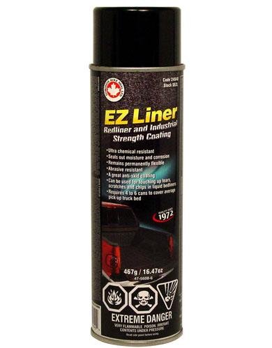 EZ Liner Ultra chemical Resistant Bedliner Industrial Strength Coating 467g Raptor