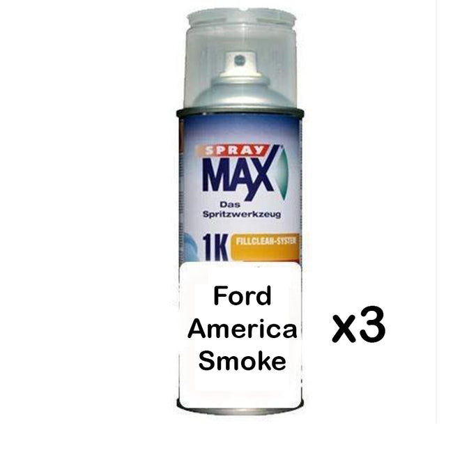 Auto Car Touch Up Paint Can for Ford America Smoke x 3