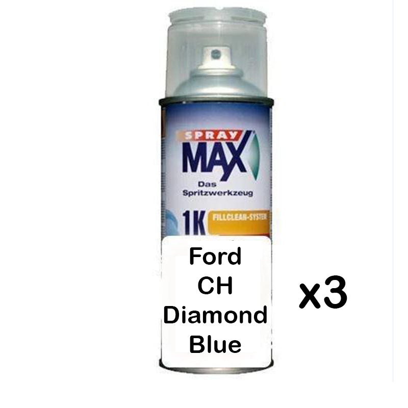 Auto Car Touch Up Paint Can for Ford Ford CH Diamond Blue x 3