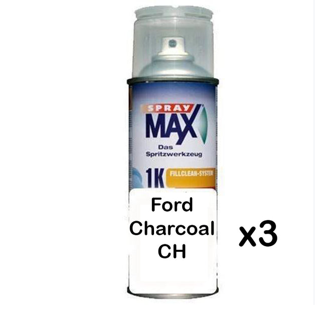 Auto Car Touch Up Paint Can for Ford Charcoal CH x 3