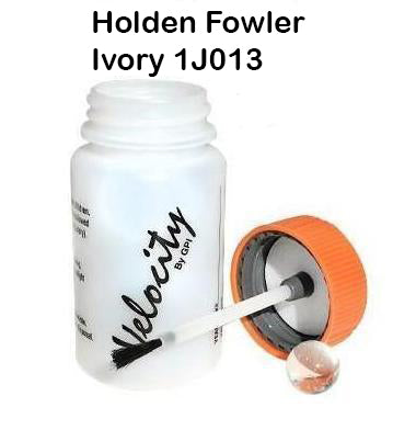 Holden Touch Up Paint Auto Bottle Fowler Ivory 1J013 50ml