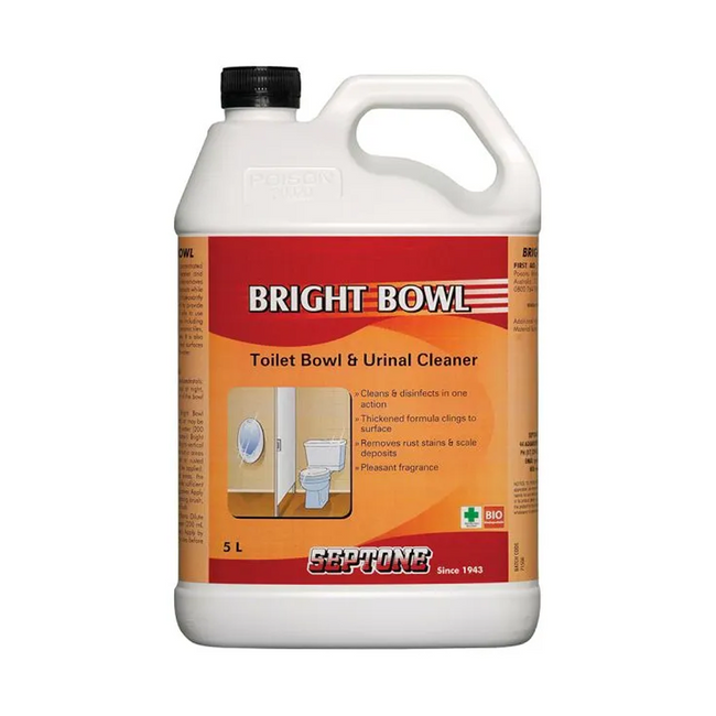 SEPTONE Bright Bowl 5L Toilet Bowl & Urinal Disinfectant Cleaner