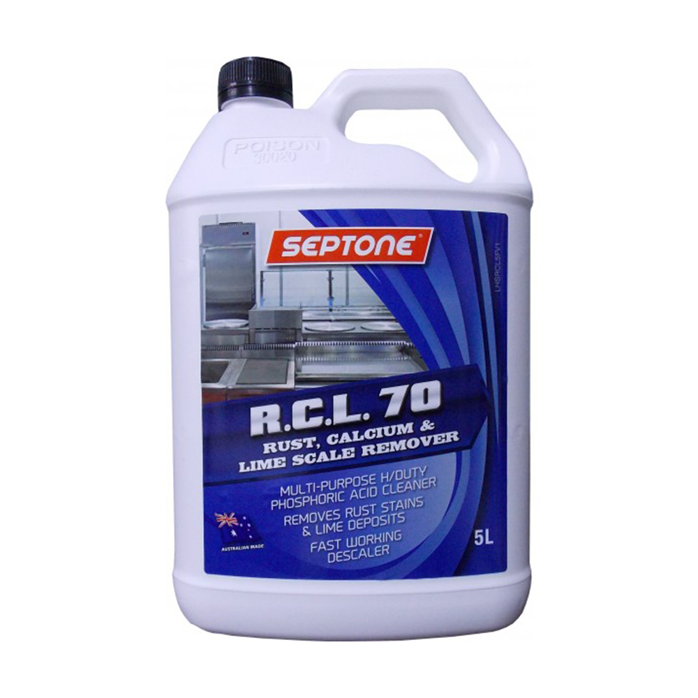 SEPTONE RCL 70 Rust Calcium Lime Scale Remover 5L Powerful Acid Cleane ...