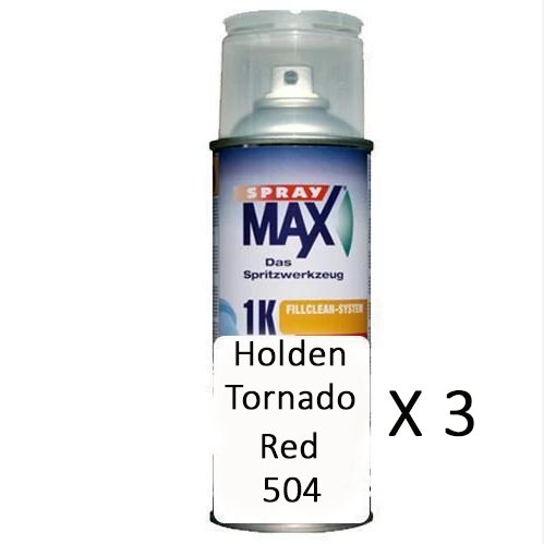 Auto Car Touch Up Can Holden Tornado Red 504 x 3