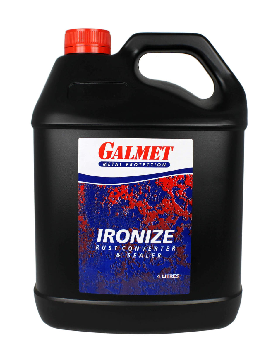 Galmet Metal Protection Ironize Rust Converter & Sealer 4L