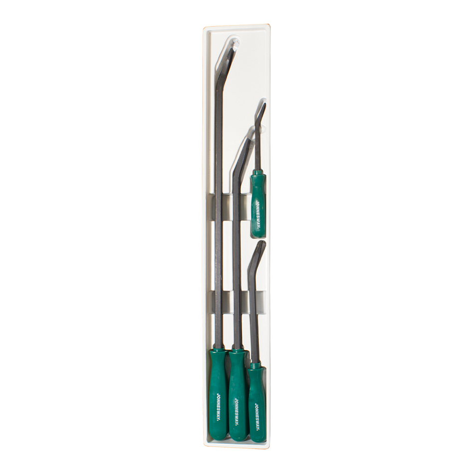 JONNESWAY High Quality Pry Bar Tool 4 Piece Set 24" 18" 12" 8" Ergonomic Handle Tools