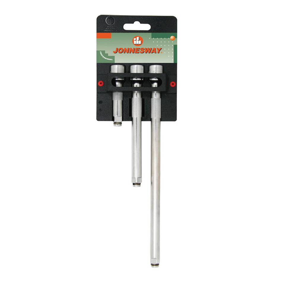 JONNESWAY 3 Piece Magnetic Extention Bar Set 3" 6" 10" 3/8" Drive High Quality Tools