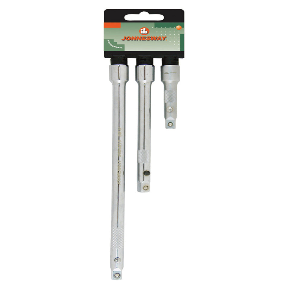 JONNESWAY Quick Release Extension Bar 3/8″ Drive x 3 Piece Kit