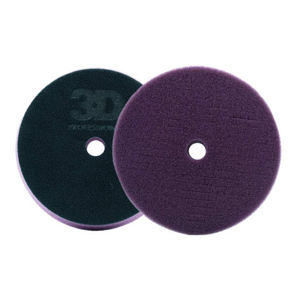 Purewax Dark Purple Spider-Cut Foam Cutting Pad 6.5" Hook & Loop Heavy Cutting