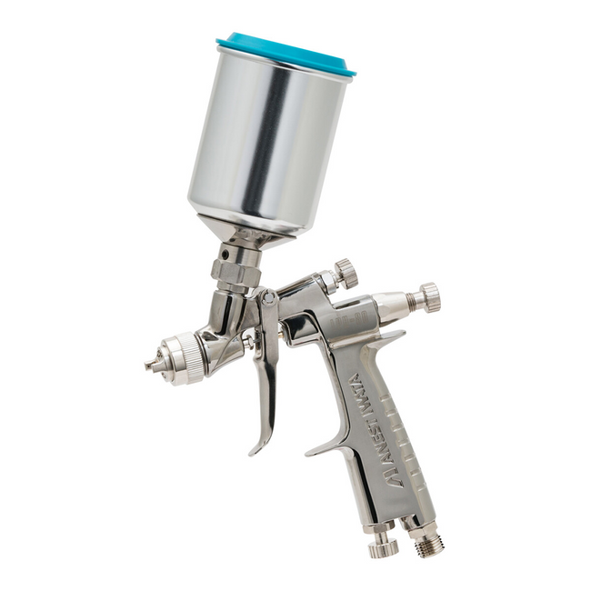 Anest Iwata LPH80 Compact HVLP Spray Gun & 150ml Cup Pot 1.2 mm E4 Cap Paint Air