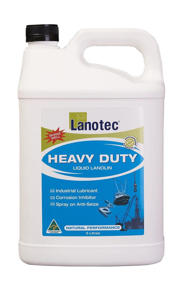 Lanotec Liquid Lanolin Heavy Duty Penetrant Industrial Lubricant 5L