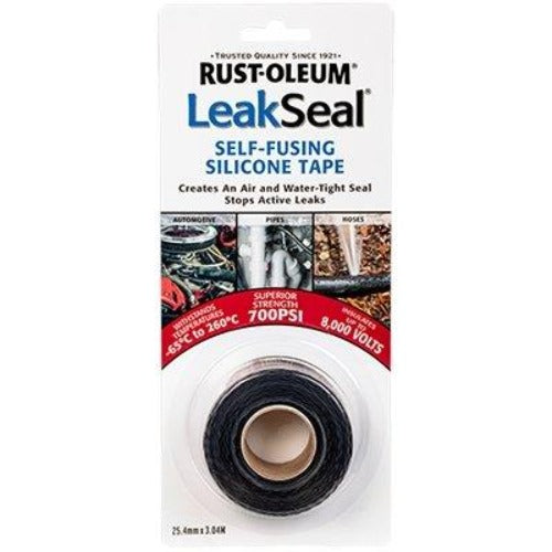 Rustoleum STOPS RUST LeakSeal Self-Fusing Silicone Tape 3m Matt Black