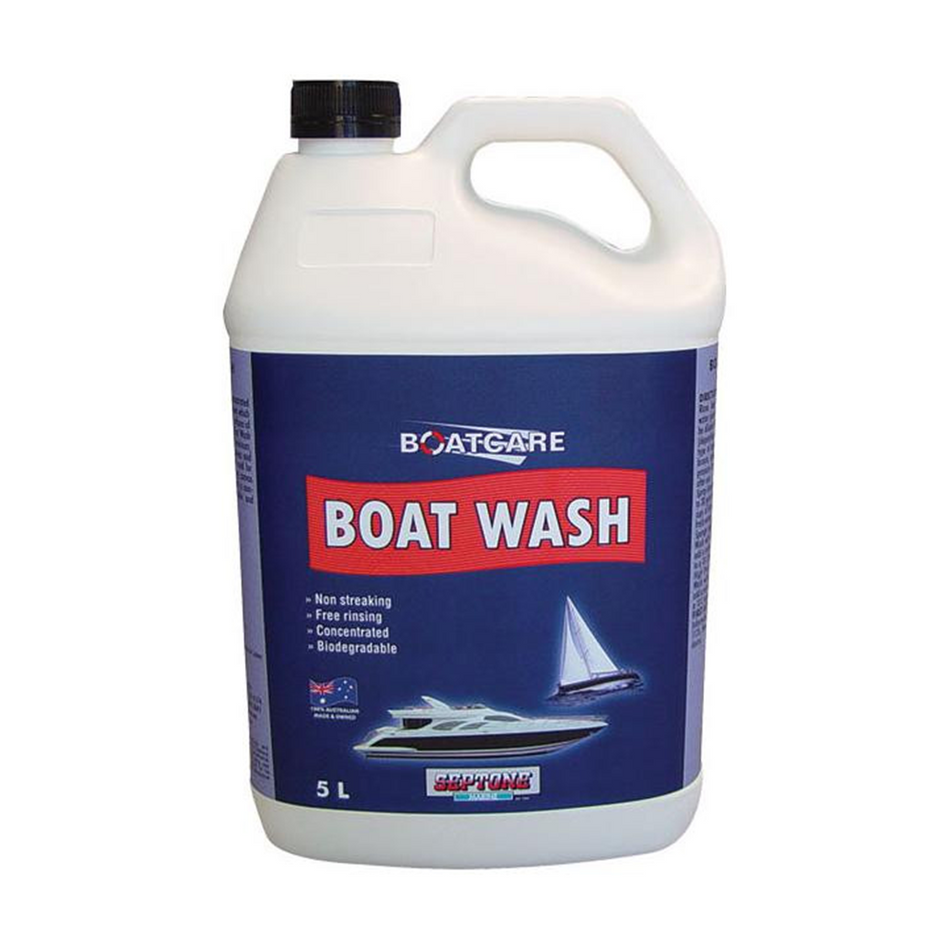 Septone Boat Wash 5lt non-toxic, non-caustic, biodegradable. Fallout & Soot Remover