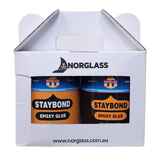 Norglass Staybond Epoxy Glue Base + Hardener 950g