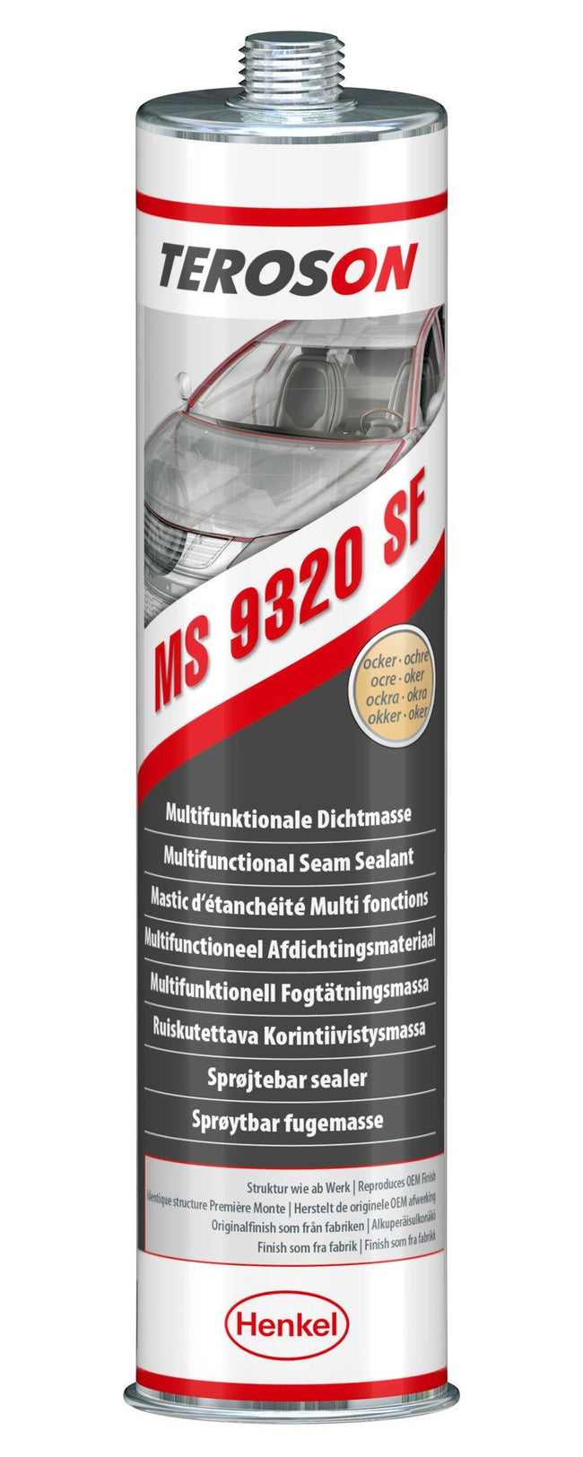 Teroson MS 9320 Multi-functional Seam Sealant Adhesive Polymer Ochre 300mL
