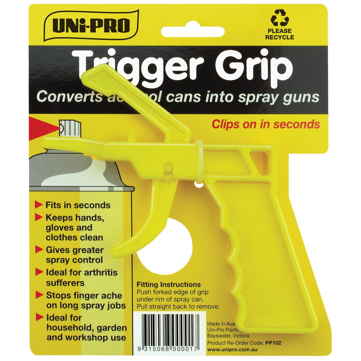 UNi-PRO Spray Can Trigger Grip