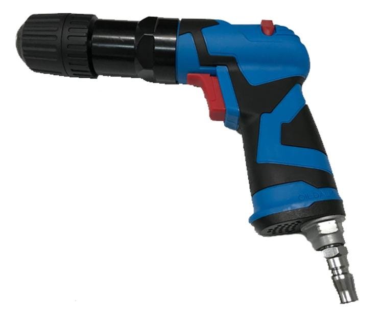Air Angle Drill Reversible 3/8'' Right Angle Trigger With Chuck