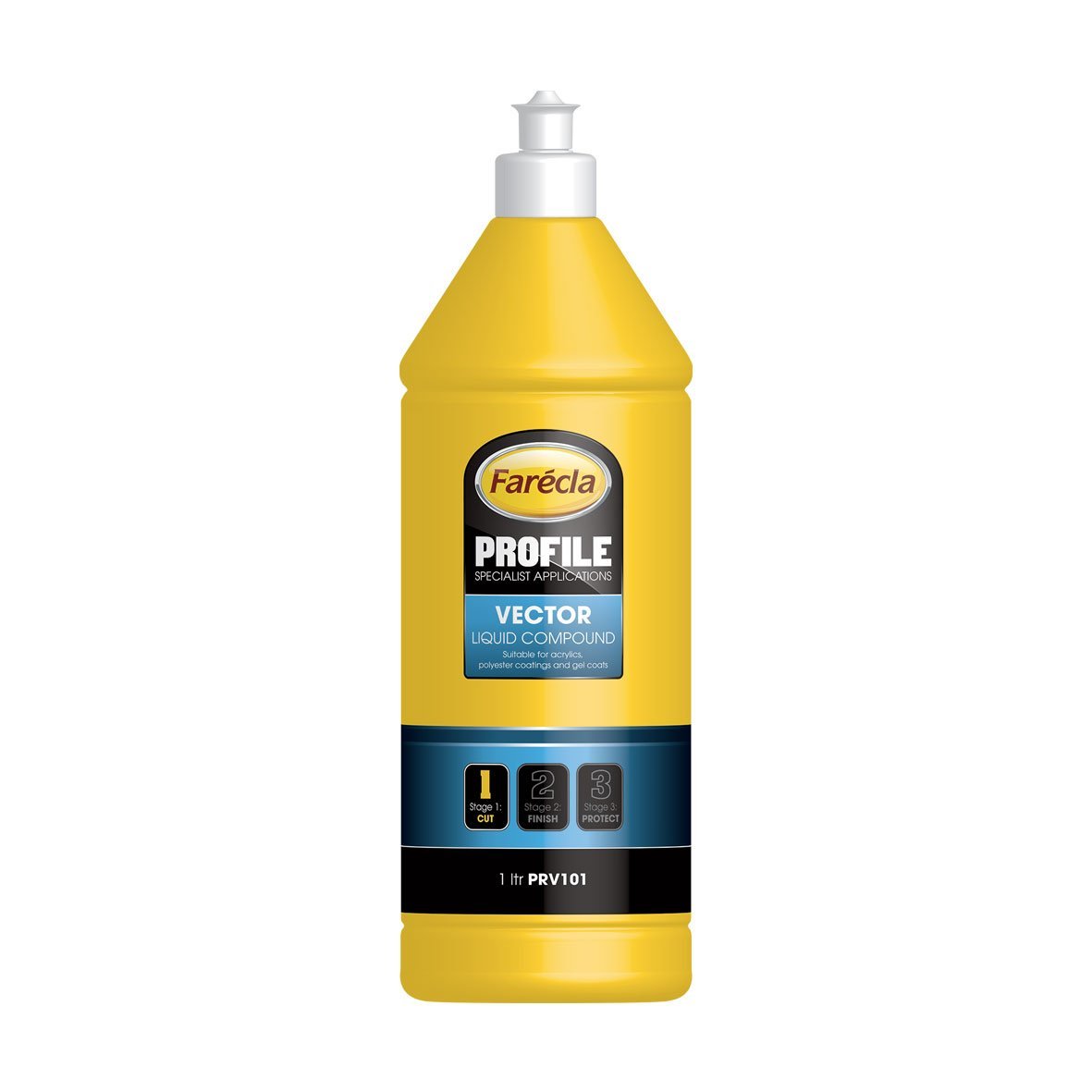 FARECLA Profile Vector Liquid Compound Acrylic Polyester Gel Coat PRV101 1L