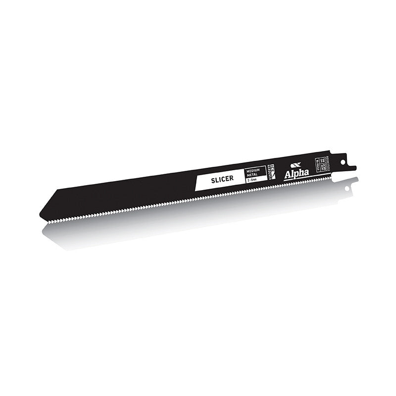 Alpha 14 TPI 230mm Slicer Metal Reciprocating Blade 5 Pack